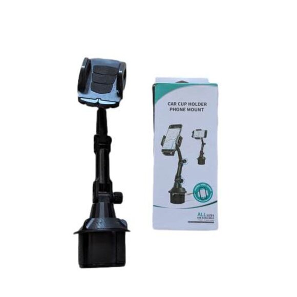 Universal 360 Rotation Flexible Arm Car Phone Mount Gooseneck Cup Holder - Picture 5 of 6